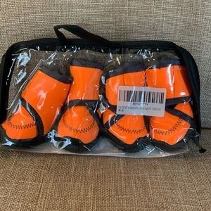 Dog boots, orange x-small